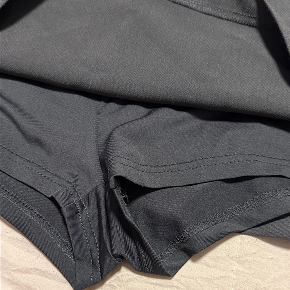 Women's Charcoal Mini Skort - Modern Low-Rise Style - Picture 7 of 8